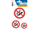 Herma Stickers Text-Etiketten Rauchen verboten
