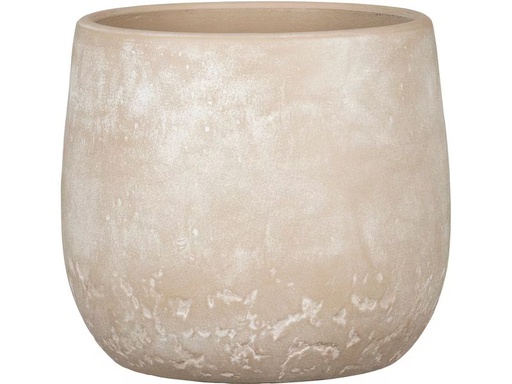 [90360586 1727567] scheurich Blumentopf Dune 3.9 l, Crème