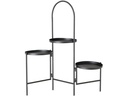Boltze Blumentreppe Mareta 68 cm, Schwarz