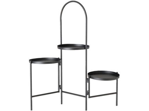 [90361134 1729257] Boltze Blumentreppe Mareta 68 cm, Schwarz