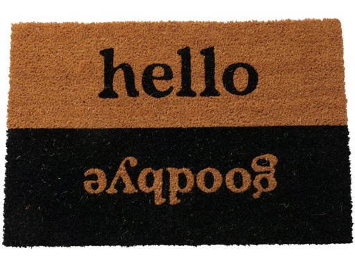 [90361527 1729261] Boltze Fussmatte Hello Goodbye 40 cm x 60 cm