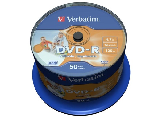 [90056382 38382] Verbatim DVD-R 4.7 GB, Spindel (50 Stück)