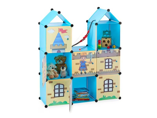 [90362768 1724851] relaxdays Steckregal Kinderzimmer als Ritterburg
