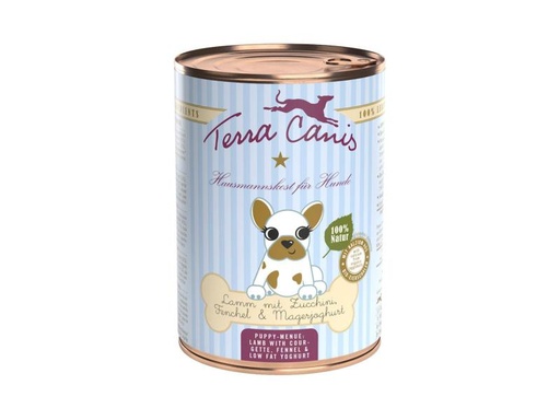 [90056580 1018106] Terra Canis Nassfutter Welpen-Menü Lamm, 400 g