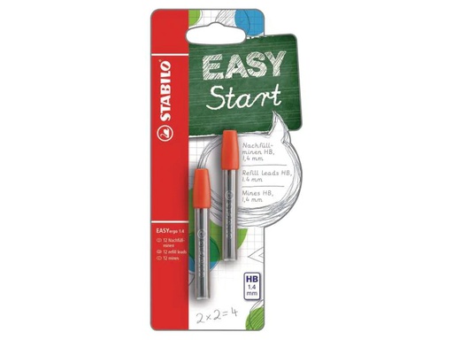[90056762 576066] STABILO Schreibmine EASYergo 1.4 Start 2 x Schwarz, 1-2 mm