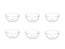 Leonardo Schale Cucina 10 cm, 6 Stück, Transparent