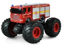 Amewi Monster Truck Feuerwehr Rot, 1:18, RTR