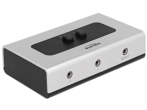 [90057063 519829] Delock Switchbox 2 Port 3.5mm Klinke, manuel