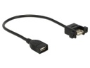 Delock USB 2.0-Einbaukabel  USB A - USB A 0.25 m