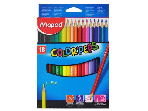 [90057291 683337] maped Farbstifte Color Peps 18 Stück