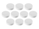 Magnetoplan Haftmagnet Ergo Medium Ø 3 cm Weiss, 10 Stück