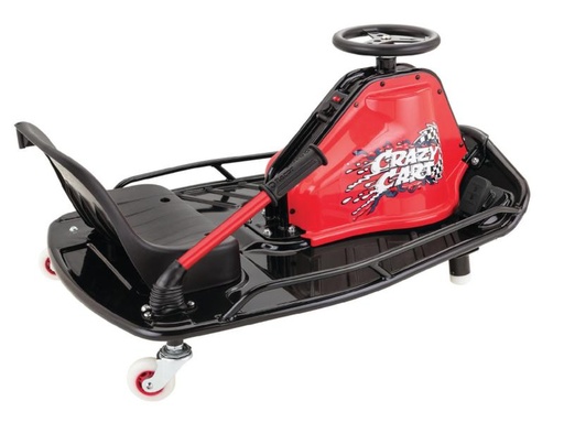 [90057369 625755] Razor Electric Ride-on Crazy Cart Black