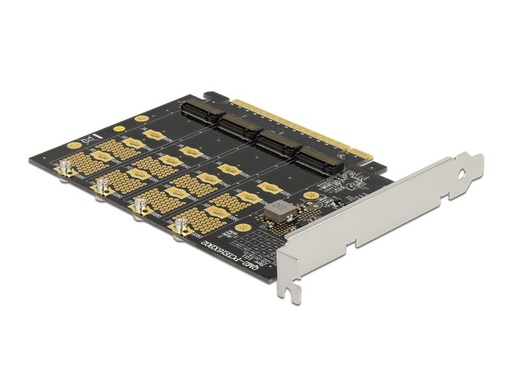 [90057500 1151597] Delock Host Bus Adapter PCI-E-x16, 4x M.2 Key-M. NVME Bifurcation