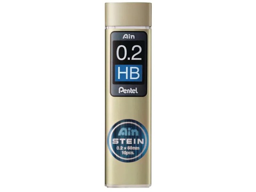 [90057541 709974] pentel Schreibmine Ain Stein HB, 0.2 mm