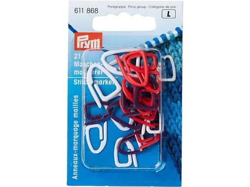 [90057547 1088128] Prym Maschenmarkierer farbig sortiert, 21 Stück