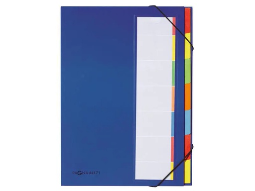 [90057558 990157] Pagna Ordnungsmappe A4 Premium Blau, 7 Fächer