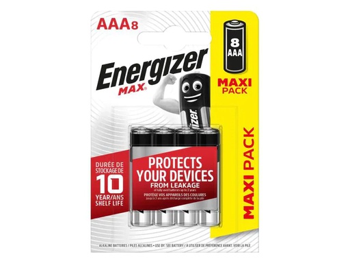 [90057580 739817] Energizer Batterie MAX AAA LR03  8 Stück