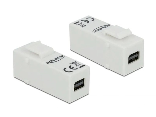 [90057633 1009506] Delock Keystone-Modul Mini-Displayport – Mini-Displayport weiss