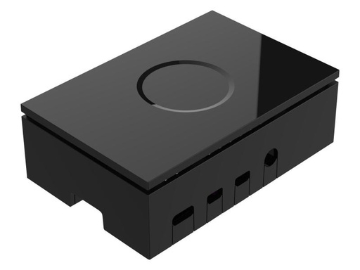 [90057802 974904] Raspberry Pi Gehäuse für Raspberry Pi 4 Model B Schwarz