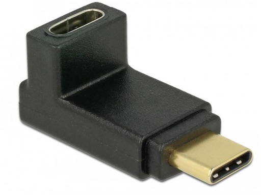[90057805 893552] Delock USB 3.1 Adapter Gen2, 10Gbps, C-C, m-f  oben gewinkelt