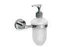 Sofia Wandseifenspender 300 ml, Weiss, Silber