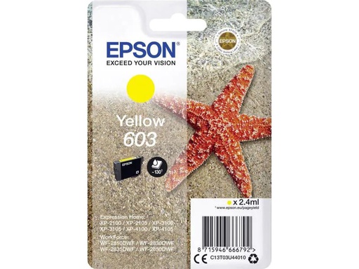 [90057881 1002092] Epson Tinte 603 / C13T03U44010 Yellow