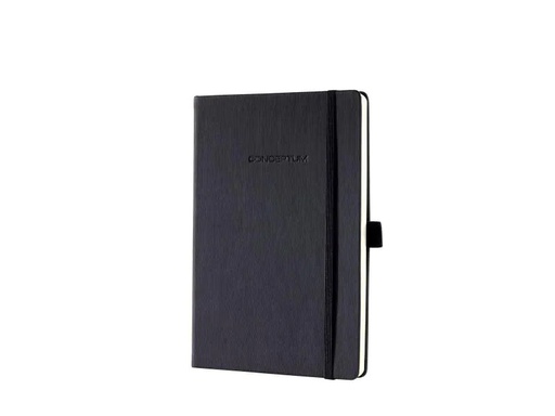 [90057928 351120] Sigel Notizbuch Conceptum A5, Kariert, Schwarz