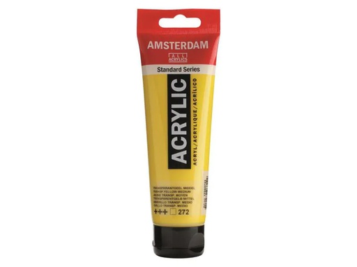 [90058149 995901] Amsterdam Acrylfarbe Standard 272 Gelb transparent, 120 ml