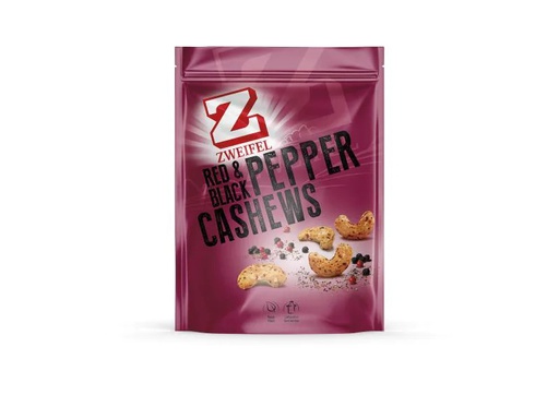 [90058176 1081015] Zweifel Beutel Cashews Red &amp; Black Pepper 115 g