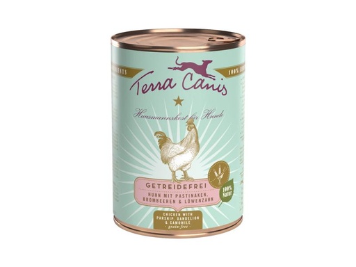 [90058285 545303] Terra Canis Nassfutter Menü getreidefrei mit Huhn, 400 g