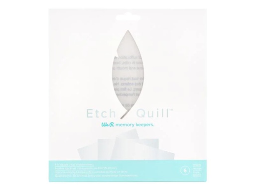 [90058365 1007288] We R Memory Keepers Kunststoffform Etch Quill 6 Stück