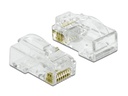 Delock Stecker RJ45 Cat.6 UTP 20 Stück, Transparent