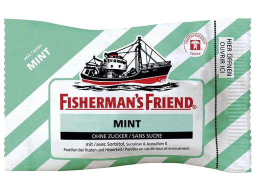[90058455 900550] Fisherman's Bonbons Mint 25 g