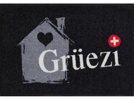 [90058500 1108280] Salonlöwe Fussmatte Grüezihaus 50 cm x 75 cm
