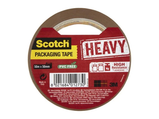 [90005834 1059036] Scotch Klebeband Extra Resistant 50 mm x 50 m, Braun