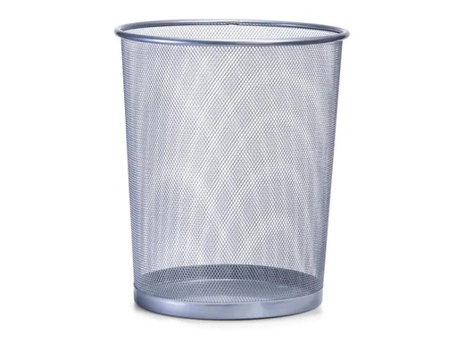 [90058587 603790] Zeller Present Papierkorb 15 l, Silber