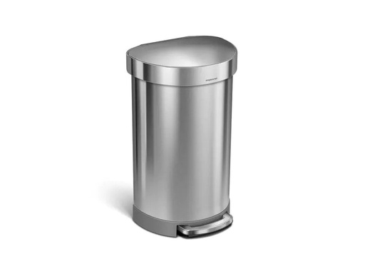 [90058625 887359] Simplehuman Treteimer CW2030 45 Liter, Silber