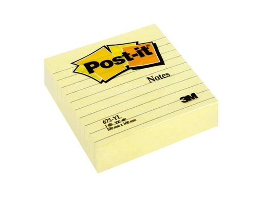 [90058651 1121613] Post-it Notizzettel Post-it 10 cm x 10 cm, Gelb
