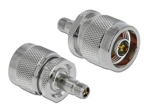 [90058742 1029417] Delock Antennenadapter N-Type Stecker (m) - RP-SMA Buchse (f)