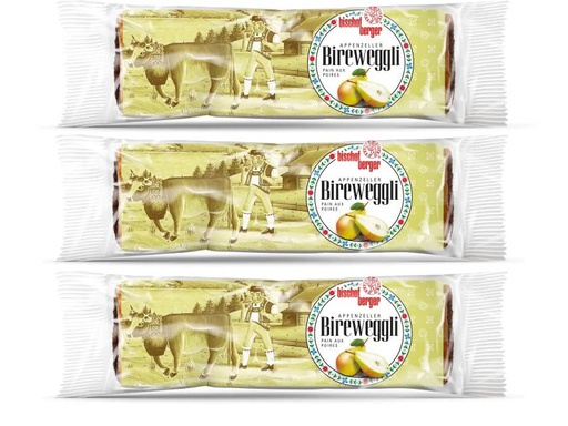 [90058795 979289] Bischofberger Appenzeller Bireweggli 3 x 70 g