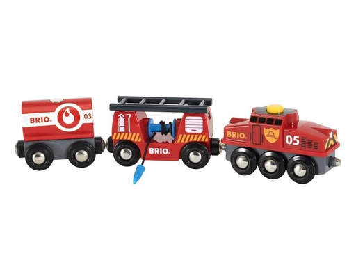 [90058830 420565] BRIO Eisenbahn Feuerwehr Löschzug