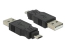 Delock USB 2.0 Adapter USB-A Stecker - USB-MicroB Stecker