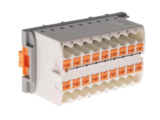 [90058856 941760] Phoenix Contact Reihenklemme PTFIX 18x2.5-NS35 18-fach, 8 Stück