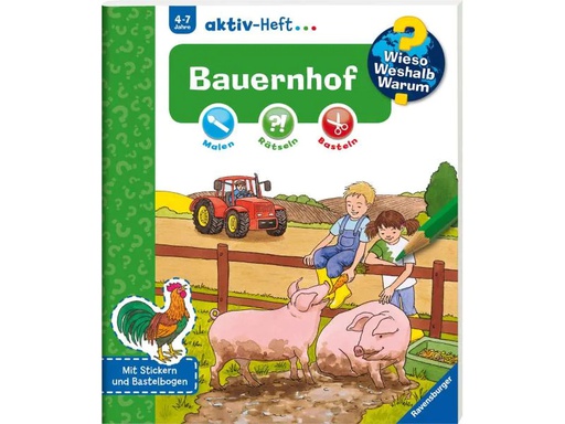 [90058879 1069541] Ravensburger Kinder-Sachbuch WWW Aktiv-Heft Bauernhof
