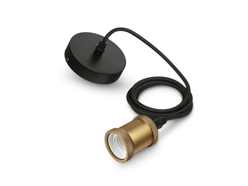 [90005868 1087056] Philips Pendelleuchte Vintage E27, Gold