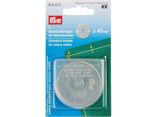 [90058956 1088124] Prym Ersatzklinge Ø 45 mm, für Rollschneider, 3 Stück