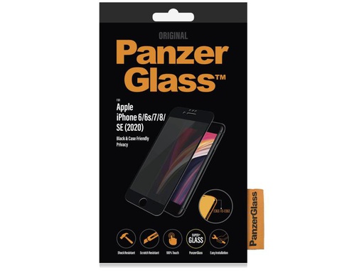 [90059047 1059221] Panzerglass Displayschutz Case Friendly Privacy iPhone 6/6S/7/8/SE