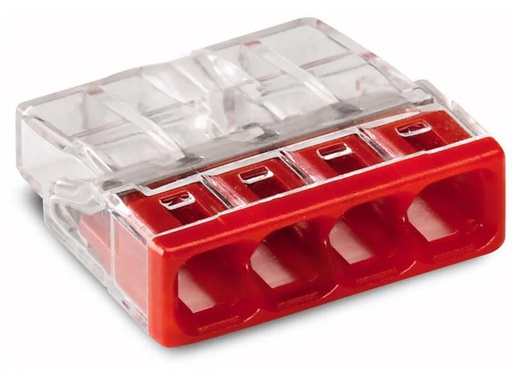 [90059128 414969] WAGO Steckklemme Contact COMPACT  4-fach, 100 Stück
