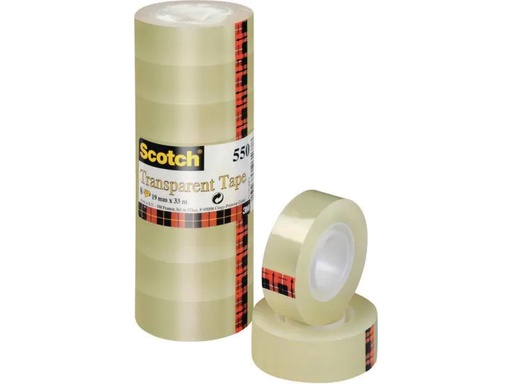 [90059143 765952] Scotch Klebeband 19 mm x 33 m, Transparent