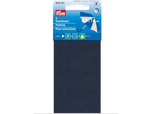 [90059151 1174937] Prym Flickstoff 6.5 x 14 cm Nylon, Marineblau